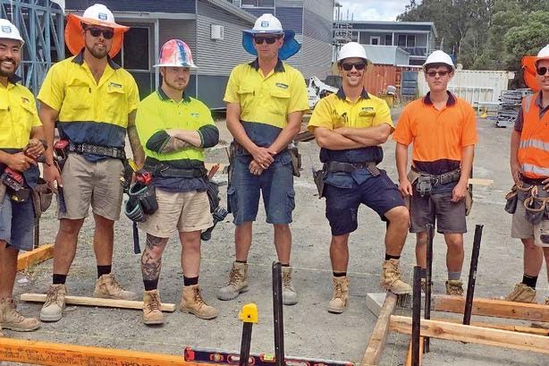 Yatala slab training  keeps apprentices  square and level