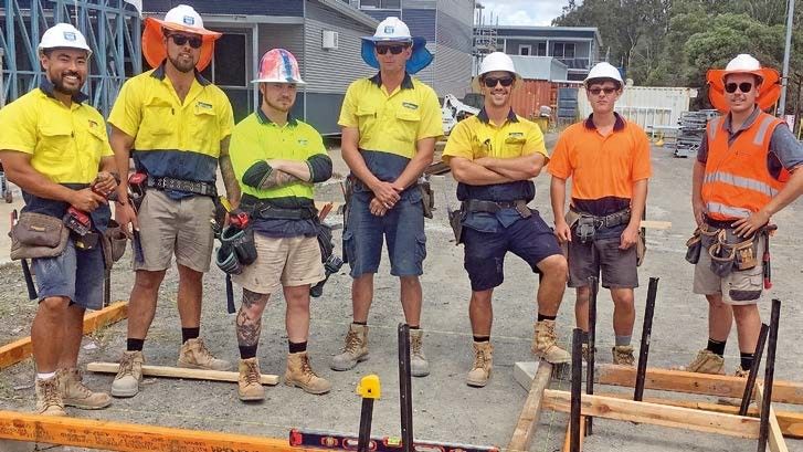 Yatala slab training keeps apprentices square and level